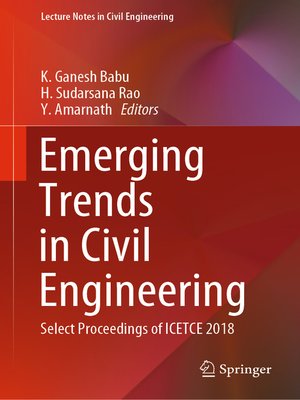 cover image of Emerging Trends in Civil Engineering